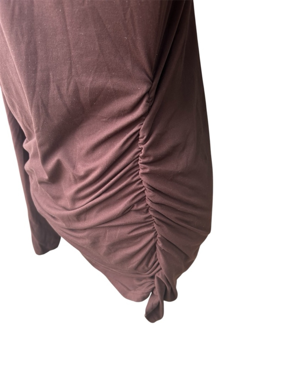 Set of 3 Ekouaer Ruched Long‑Sleeve Tops • Size M • Black/White/Brown - Picture 9 of 14